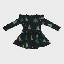 Load image into Gallery viewer, Kyte Baby - Long Sleeve Twirl Dress in Twinkle Tree