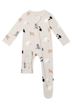 Load image into Gallery viewer, KYTE BABY Zippered Footie in Fluffy Cat