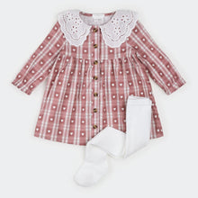Load image into Gallery viewer, PETIT LEM Jazzberry Gingham Dress Set