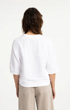 Load image into Gallery viewer, YAYA Short Sleeve Jersey Rib Top