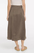 Load image into Gallery viewer, YAYA Woven Midi Skirt with Wrap Effect