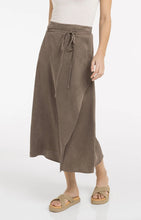 Load image into Gallery viewer, YAYA Woven Midi Skirt with Wrap Effect