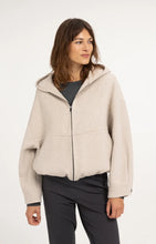 Load image into Gallery viewer, YAYA Oversized wool blend jacket with hood
