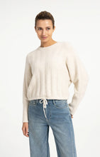 Load image into Gallery viewer, YAYA Rib Batwing Sweater with Cord