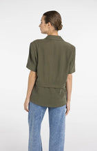 Load image into Gallery viewer, YAYA Woven Short Sleeve Blazer with Detachable Bottom Hem
