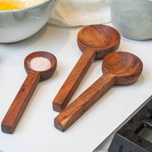 Load image into Gallery viewer, Acacia Wood Spoons Set Of 3