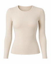 Load image into Gallery viewer, PRIV Form Crew Long Sleeve Cream
