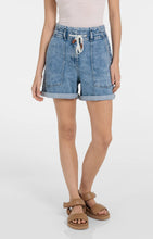 Load image into Gallery viewer, YAYA Loose Fit Coloured Denim Shorts
