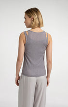 Load image into Gallery viewer, YAYA Double-layer Singlet with Asymmetrical Straps
