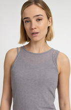 Load image into Gallery viewer, YAYA Double-layer Singlet with Asymmetrical Straps
