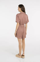 Load image into Gallery viewer, YAYA woven loose fit playsuit with double breasted closure
