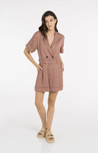 Load image into Gallery viewer, YAYA woven loose fit playsuit with double breasted closure
