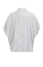 Load image into Gallery viewer, YAYA Striped Blouse With Short Sleeves
