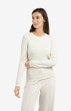Load image into Gallery viewer, Yaya Striped long sleeve top with round neckline
