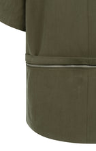 Load image into Gallery viewer, YAYA Woven Short Sleeve Blazer with Detachable Bottom Hem
